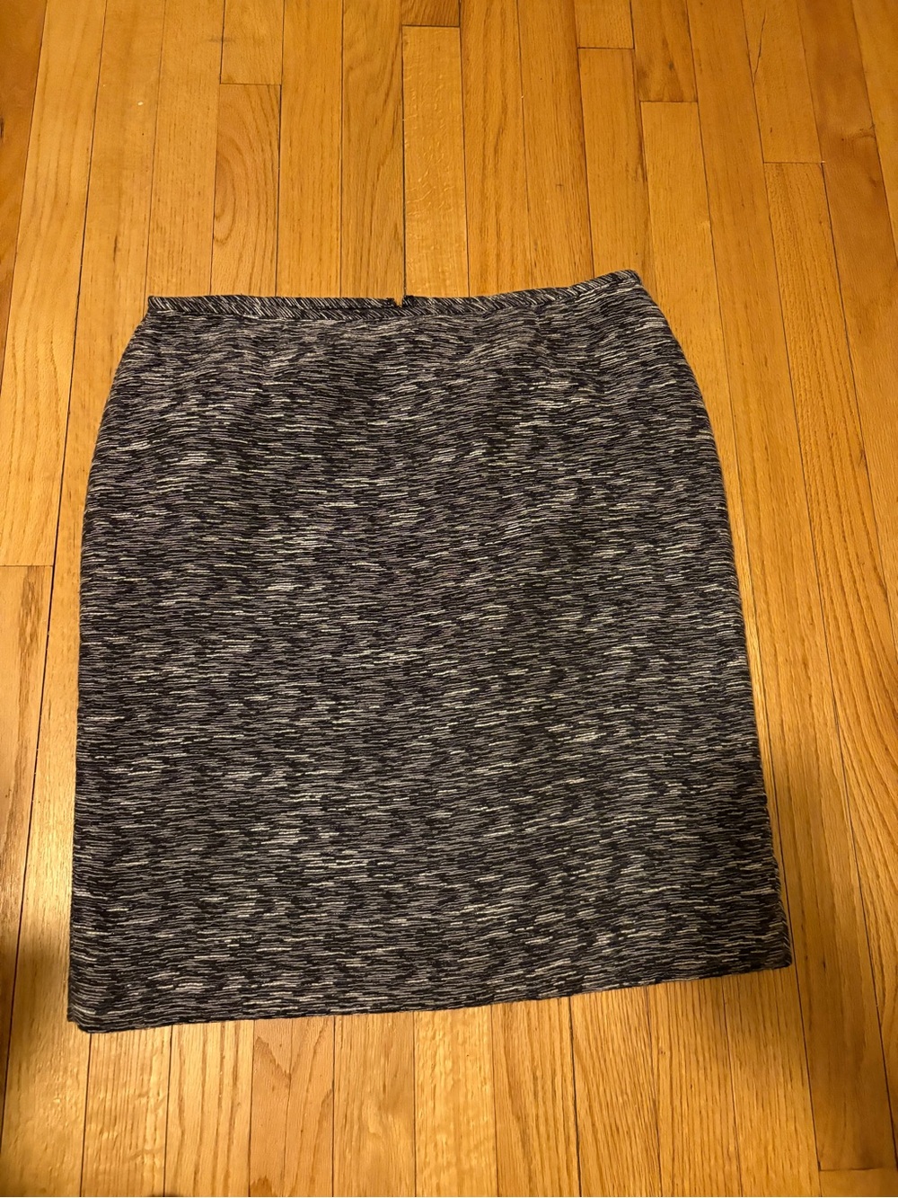 Calvin Klein Grey Space-Dye Pencil Skirt